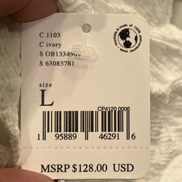 FREE PEOPLE | Billie Sweater Top in Ivory - Picture 4 of 4